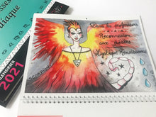 Charger l'image dans la galerie, Calendrier d’artiste 2021 : les 12 déesses du zodiaque
