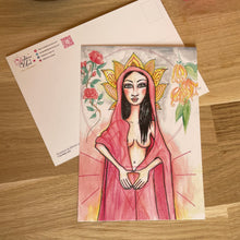 Charger l'image dans la galerie, Carte Postale Déesse Sacrée et Puissante (à l'unité)