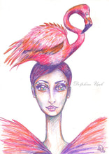 Charger l'image dans la galerie, Mademoiselle Flamingo