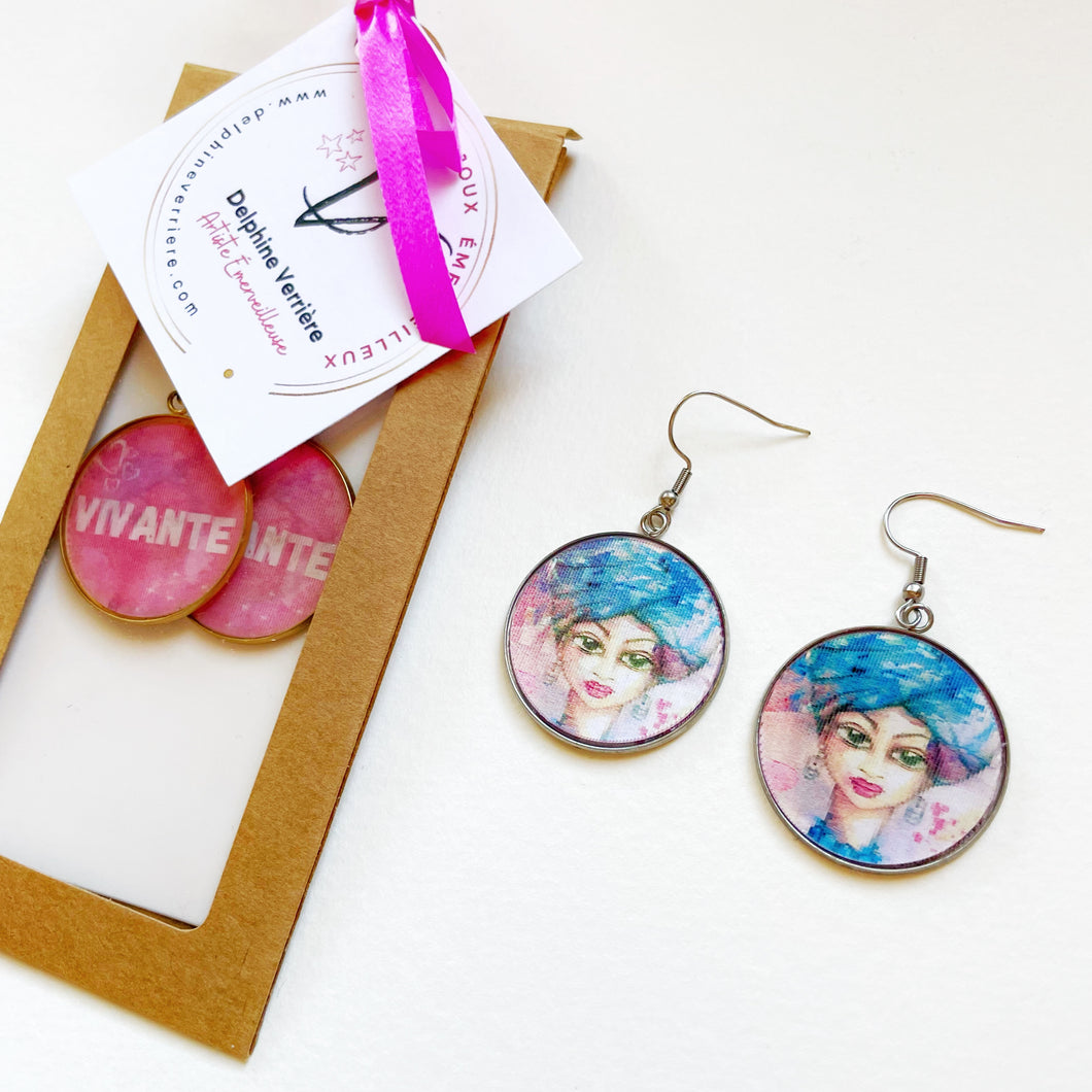 Boucles d’oreilles VIVANTE